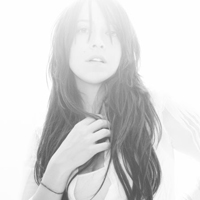 最新时尚欧美女生黑白头像合集