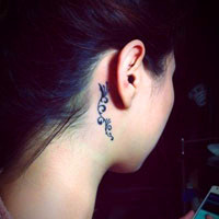 超有个性的彩色3D纹身图案头像