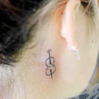 超有个性的彩色3D纹身图案头像