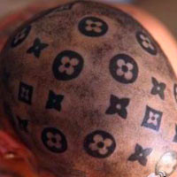 超有个性的彩色3D纹身图案头像