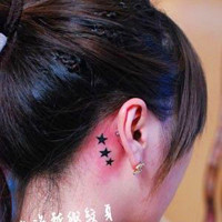 超有个性的彩色3D纹身图案头像