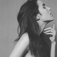 最新时尚欧美女生黑白头像合集