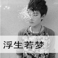 非主流伤感男生黑白带字头像合集
