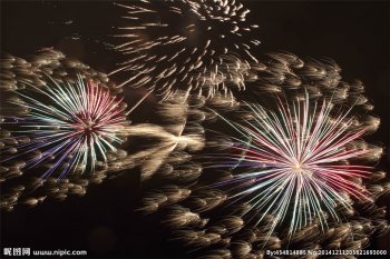 绚丽的烟花高清图片素材