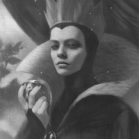 另类诡异恐怖的女生黑白qq头像