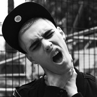 欧美范高冷男生黑白个性头像图片