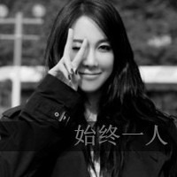 非主流美女黑白伤感带字头像合集