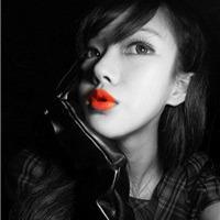 九月最新另类颓废美女黑白头像图片