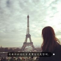 非主流唯美女生侧面背影头像图片