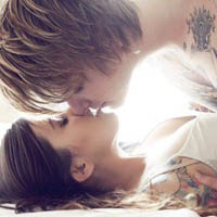 把爱情留在皮肤上情侣纹身图片