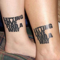 把爱情留在皮肤上情侣纹身图片