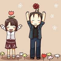 最新高清版qq情侣搞笑卡通头像