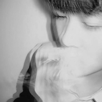 欧美范黑白风格可爱男生头像