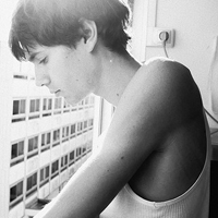 欧美范黑白风格可爱男生头像