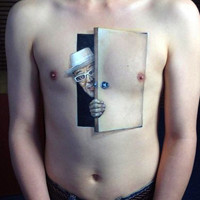 超逼真的个性纹身qq头像