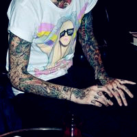 欧美超霸气男生纹身头像合集