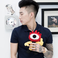 明星朴宰范纹身图案个性头像