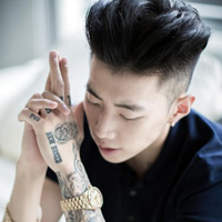 明星朴宰范纹身图案个性头像