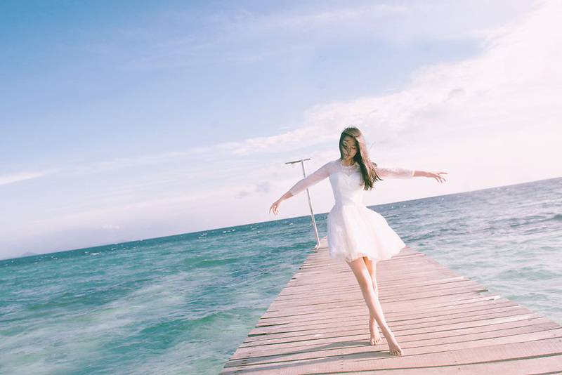 清新文艺森系唯美女生图片