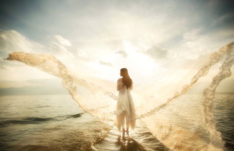 清新文艺森系唯美女生图片