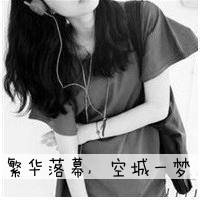 最新女生伤感带字黑白头像