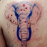 2016欧美个性女生纹身头像图片