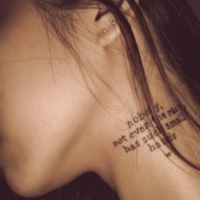 2016欧美个性女生纹身头像图片