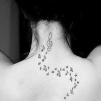 2016欧美个性女生纹身头像图片