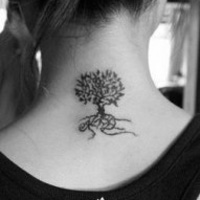 2016欧美个性女生纹身头像图片