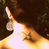 2016欧美个性女生纹身头像图片