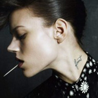 2016欧美个性女生纹身头像图片