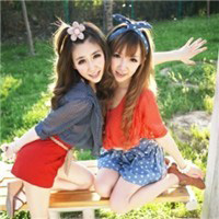 欧美女生闺蜜霸气qq头像