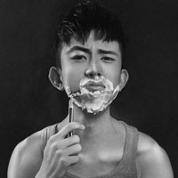 欧美男生霸气成熟范黑白头像