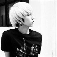 超帅气的男生黑白个性qq头像