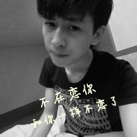 非主流qq男生黑白带字头像合集