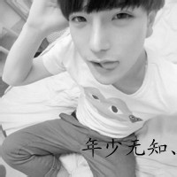 非主流qq男生黑白带字头像合集