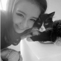 好看的女生黑白个性qq头像