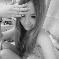 好看的女生黑白个性qq头像