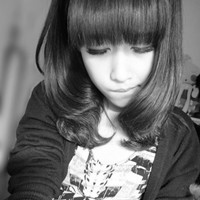 好看的女生黑白个性qq头像