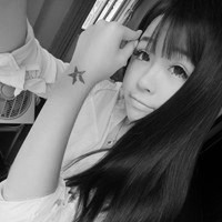 好看的女生黑白个性qq头像