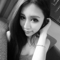 好看的女生黑白个性qq头像