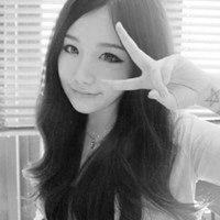 好看的女生黑白个性qq头像