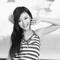 好看的女生黑白个性qq头像