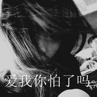 精选女生伤感黑白带字头像