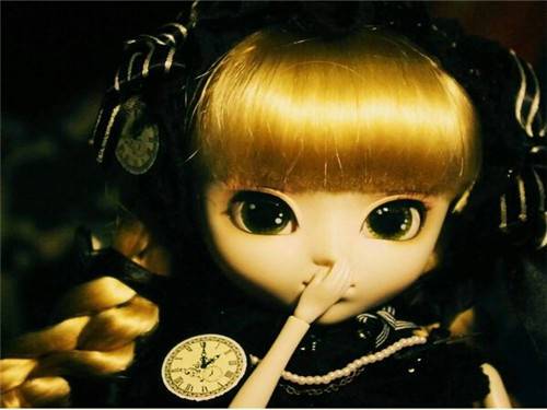 幸福芭比娃娃意境的图片素材