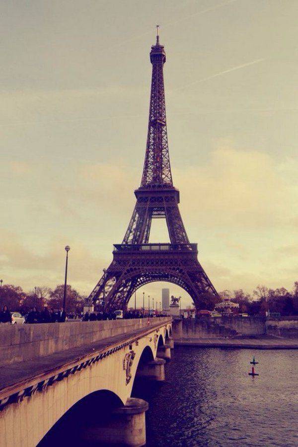 意境唯美铁塔非主流图片素材