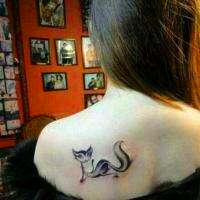 有纹身的霸气女生个性qq头像