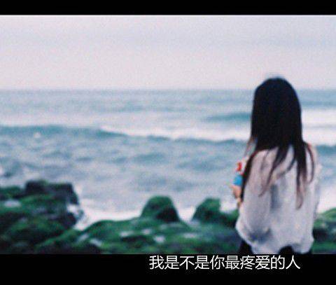 女生带字图片背影孤独唯美图片