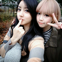 好看的女生姐妹头像图片大图