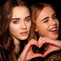 好看的女生姐妹头像图片大图